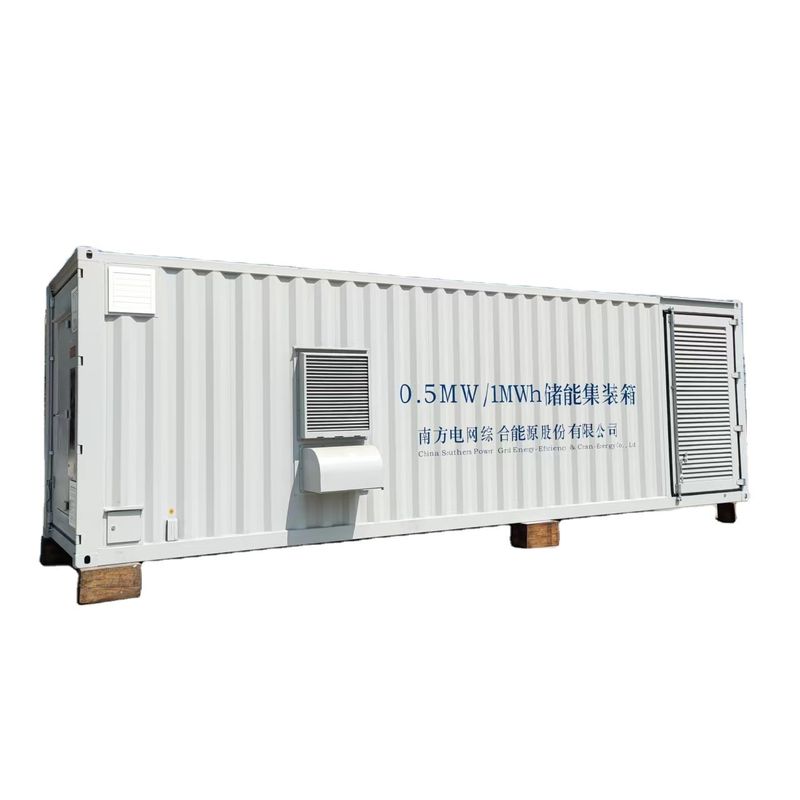 500KW 1mw Sistema de armazenamento de bateria de lítio ao ar livre Energia solar eólica Inverter híbrido Microgrid Central de energia para Ind