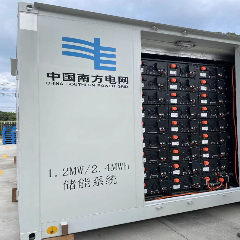 500KW 1mw Sistema de armazenamento de bateria de lítio ao ar livre Energia solar eólica Inverter híbrido Microgrid Central de energia para Ind