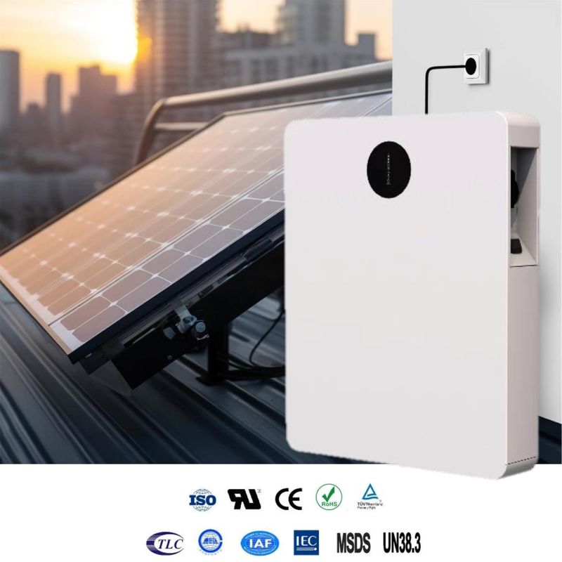 100ah-800ah Sistema de armazenamento de energia doméstica, sistemas de armazenamento de bateria estável para casas