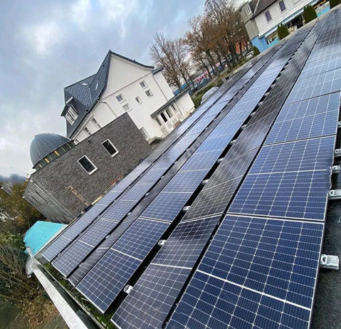 Alto Eficiência 450W 500W 550W Painel Solar Painéis Solares Monocristalinos Meia Célula Kit de Painel Solar Para Casas