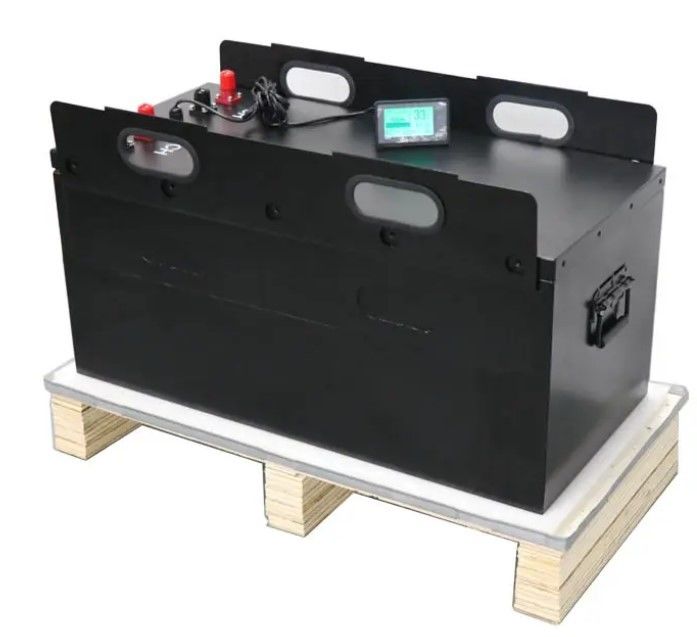 Bateria de íons de lítio de ciclo profundo de alta potência 24V 48V 300Ah Bateria LiFePO4 de empilhadeira