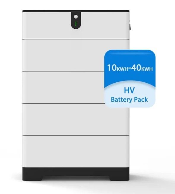 Bateria de armazenamento de energia solar empilhável de alta tensão da UE 10kWh 15kWh 20kWh Bateria LiFePO4 para energia solar híbrida fora da rede