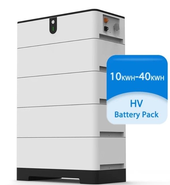 Bateria de armazenamento de energia solar empilhável de alta tensão da UE 10kWh 15kWh 20kWh Bateria LiFePO4 para energia solar híbrida fora da rede