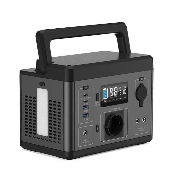 Fabricante 300w 600w 1200w 2200w Lifepo4 Bateria de lítio Sistema de energia exterior Gerador solar Estação de energia portátil