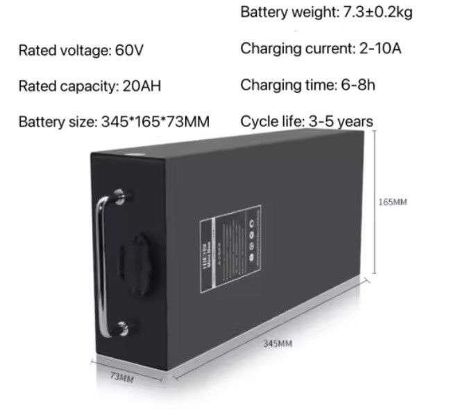 60v 20ah 30ah 35ah 40ah 50ah Baterias de íons de lítio para motocicletas