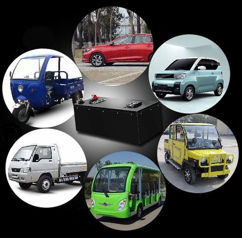 48V 100Ah LiFePO4 Bateria de Lítio 3000+ Ciclo Profundo Com Potência de Backup BMS Para E Tricycle Car elétrico