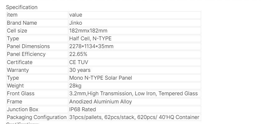 Painel solar Jinko Qcells 560W 565W 570W 575W 580W Painel de energia