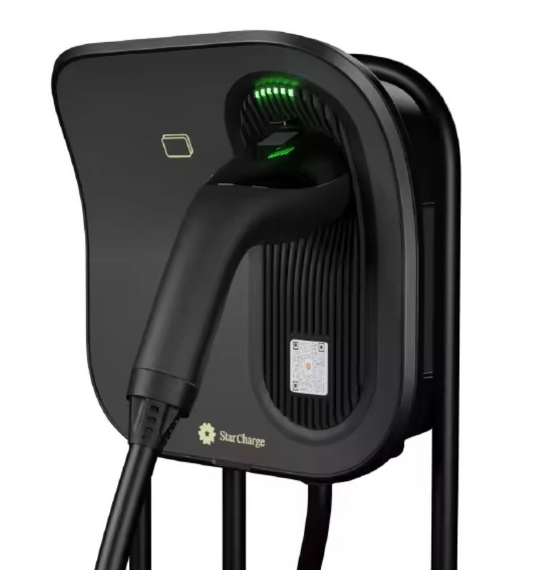 Smart Fast Weatherproof Outdoor Portable EV Car AC Charging Stack com Bateria Estações de Carregamento Montadas na Parede Free Stand