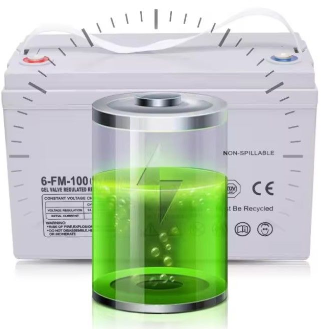 Válvula de ciclo profundo regulado recarregável 65ah 75ah 85ah 100ah 150ah 200ah 12 Volt 12v Gel Solar selou pilhas de chumbo ácido